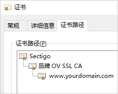 您的品牌OV SSL CA